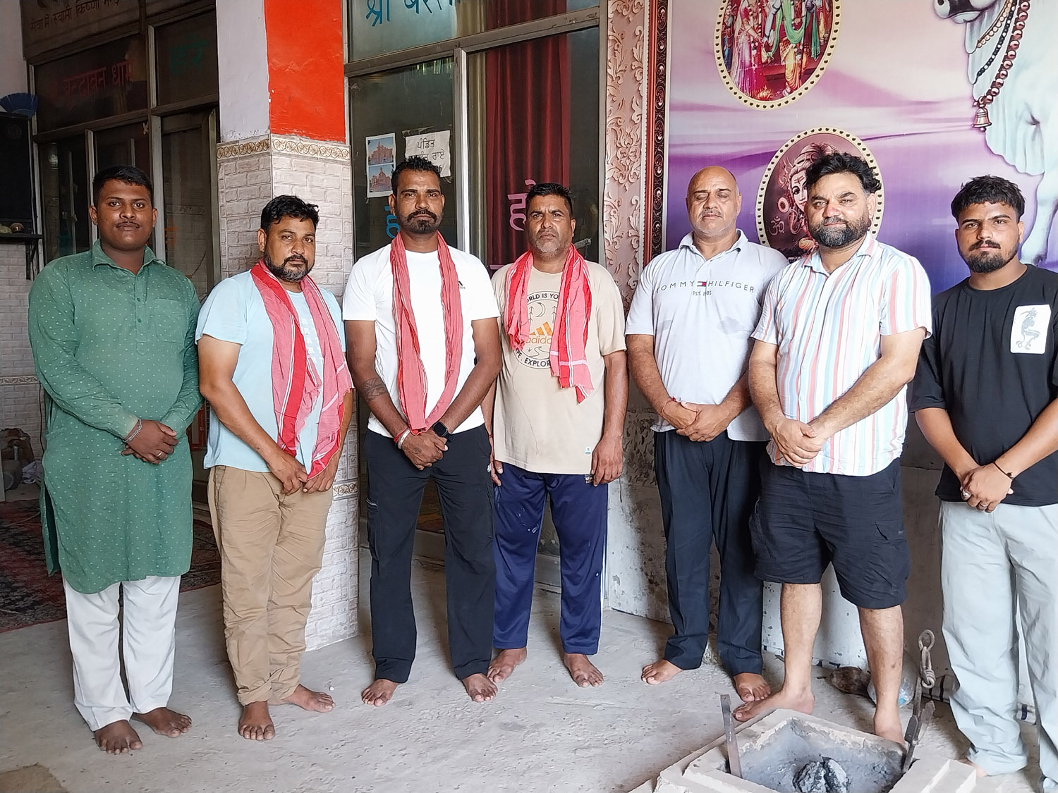 Sandeep Kumar, Rakesh Kumar and Sanjeev Kumar were honored.